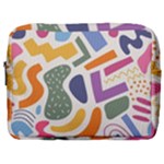 Abstract Pattern Background Make Up Pouch (Large)
