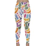Abstract Pattern Background Lightweight Velour Classic Yoga Leggings