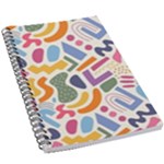 Abstract Pattern Background 5.5  x 8.5  Notebook