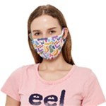 Abstract Pattern Background Crease Cloth Face Mask (Adult)