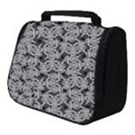 Ethnic symbols motif black and white pattern Full Print Travel Pouch (Small)