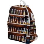 Alcohol Apothecary Book Cover Booze Bottles Gothic Magic Medicine Oils Ornate Pharmacy Top Flap Backpack