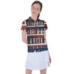 Alcohol Apothecary Book Cover Booze Bottles Gothic Magic Medicine Oils Ornate Pharmacy Women s Polo T-Shirt