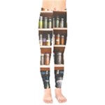Alcohol Apothecary Book Cover Booze Bottles Gothic Magic Medicine Oils Ornate Pharmacy Kids  Classic Winter Leggings