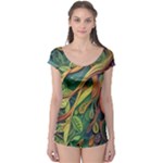 Outdoors Night Setting Scene Forest Woods Light Moonlight Nature Wilderness Leaves Branches Abstract Boyleg Leotard 