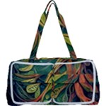 Outdoors Night Setting Scene Forest Woods Light Moonlight Nature Wilderness Leaves Branches Abstract Multi Function Bag