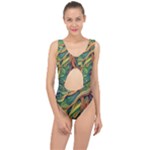 Outdoors Night Setting Scene Forest Woods Light Moonlight Nature Wilderness Leaves Branches Abstract Center Cut Out Swimsuit