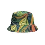 Outdoors Night Setting Scene Forest Woods Light Moonlight Nature Wilderness Leaves Branches Abstract Bucket Hat (Kids)