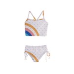 Abstract Geometric Bauhaus Polka Dots Retro Memphis Rainbow Girls  Tankini Swimsuit