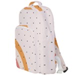 Abstract Geometric Bauhaus Polka Dots Retro Memphis Rainbow Double Compartment Backpack
