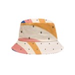 Abstract Geometric Bauhaus Polka Dots Retro Memphis Rainbow Bucket Hat (Kids)