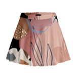 Abstract Boho Bohemian Style Retro Vintage Mini Flare Skirt