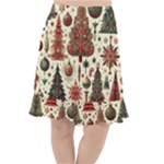Christmas Decoration Fishtail Chiffon Skirt