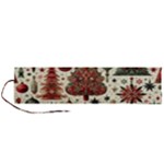 Christmas Decoration Roll Up Canvas Pencil Holder (L)