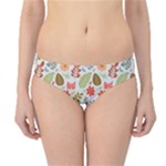 Background Pattern Flowers Design Leaves Autumn Daisy Fall Hipster Bikini Bottoms