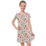 Background Pattern Flowers Design Leaves Autumn Daisy Fall Kids  Cross Web Dress