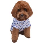 Background Pattern Floral Leaves Flowers Dog T-Shirt