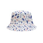 Background Pattern Floral Leaves Flowers Inside Out Bucket Hat (Kids)