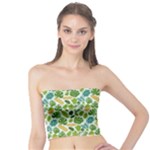 Leaves Tropical Background Pattern Green Botanical Texture Nature Foliage Tube Top
