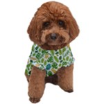 Leaves Tropical Background Pattern Green Botanical Texture Nature Foliage Dog T-Shirt