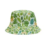 Leaves Tropical Background Pattern Green Botanical Texture Nature Foliage Inside Out Bucket Hat