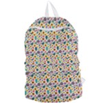 Floral Flowers Leaves Tropical Pattern Foldable Lightweight Backpack