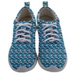 Blue Wave Sea Ocean Pattern Background Beach Nature Water Mens Athletic Shoes