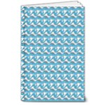 Blue Wave Sea Ocean Pattern Background Beach Nature Water 8  x 10  Hardcover Notebook