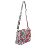 Flower Bloom Blossom Botanical Color Colorful Colour Element Digital Floral Floral Pattern Shoulder Bag with Back Zipper