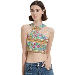 Flower Pattern Art Vintage Blooming Blossom Botanical Nature Famous Cut Out Top from UrbanLoad.com