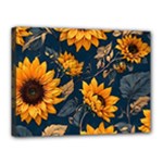 Flowers Pattern Spring Bloom Blossom Rose Nature Flora Floral Plant Canvas 16  x 12  (Stretched)