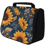 Flowers Pattern Spring Bloom Blossom Rose Nature Flora Floral Plant Full Print Travel Pouch (Big)