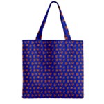Cute sketchy monsters motif pattern Zipper Grocery Tote Bag