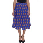 Cute sketchy monsters motif pattern Perfect Length Midi Skirt