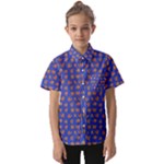 Cute sketchy monsters motif pattern Kids  Short Sleeve Shirt