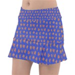 Cute sketchy monsters motif pattern Classic Tennis Skirt