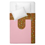 Ice Cream Dessert Food Cake Chocolate Sprinkles Sweet Colorful Drip Sauce Cute Duvet Cover Double Side (Single Size)