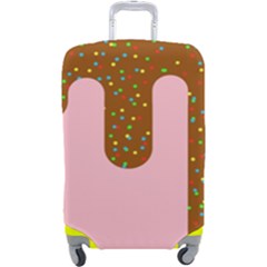 Ice Cream Dessert Food Cake Chocolate Sprinkles Sweet Colorful Drip Sauce Cute Luggage Cover (Large) from UrbanLoad.com