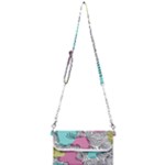 Lines Line Art Pastel Abstract Multicoloured Surfaces Art Mini Crossbody Handbag