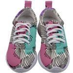 Lines Line Art Pastel Abstract Multicoloured Surfaces Art Kids Athletic Shoes