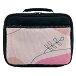 Pink Pattern Line Art Texture Minimalist Design Lunch Bag