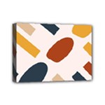 Boho Bohemian Style Design Minimalist Aesthetic Pattern Art Shapes Lines Mini Canvas 7  x 5  (Stretched)