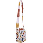 Boho Bohemian Style Design Minimalist Aesthetic Pattern Art Shapes Lines Shoulder Strap Belt Bag