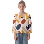 Boho Bohemian Style Design Minimalist Aesthetic Pattern Art Shapes Lines Kids  Sailor Shirt
