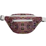 Pink on brown Fanny Pack