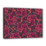 Captivating botanic motif collage composition featuring a harmonious blend of vibrant reds and dark greens. Perfect for adding a touch of natural elegance to any space or garment, whether it s adornin