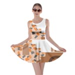 Bohemian Digital Minimalist Boho Style Geometric Abstract Art Skater Dress