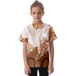 Bohemian Digital Minimalist Boho Style Geometric Abstract Art Kids  Short Sleeve Shirt