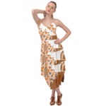 Bohemian Digital Minimalist Boho Style Geometric Abstract Art Layered Bottom Dress
