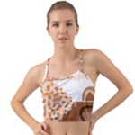 Bohemian Digital Minimalist Boho Style Geometric Abstract Art Mini Tank Bikini Top
